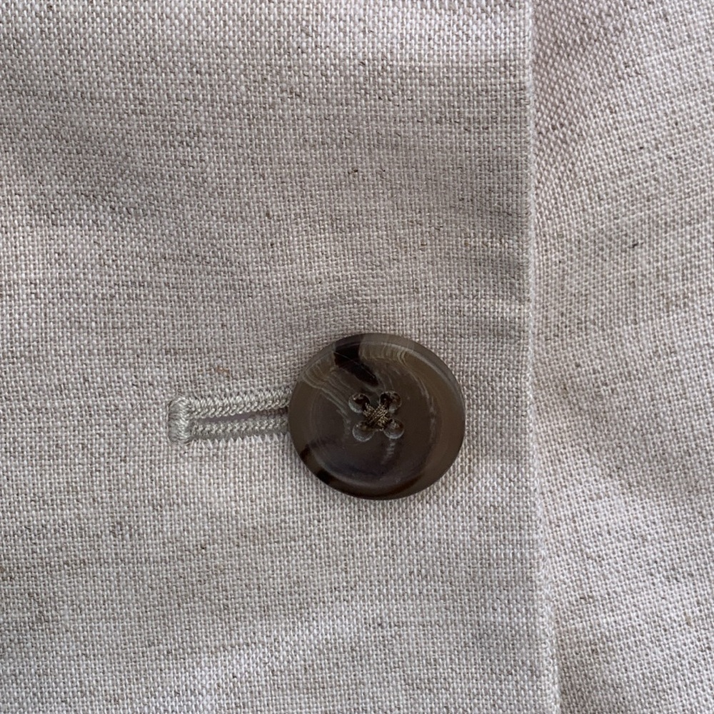 Banana Republic 2P linen blend blazer. EUC!! - Picture 4 of 6